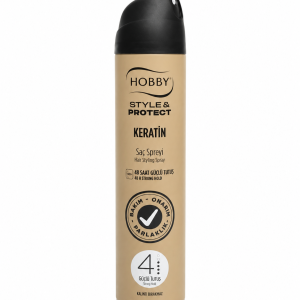 اسپری حالت دهنده مو حاوی کراتین برند HOBBY حجم 250ml