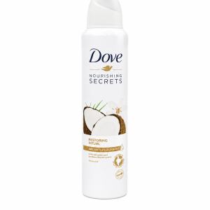 اسپری ضد تعریق Dove رایحه نارگیل و گل یاس حجم 250ml