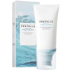 ضدآفتاب آبرسان سنتلا هیالو سیکا SKIN 1004 بی رنگ با SPF 50