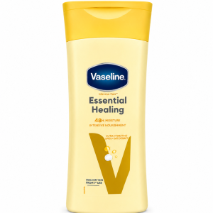 لوسیون مرطوب کننده و تغذیه کننده پوست مناسب پوست های خشک حاوی عصاره جو برند Vaseline حجم 200ml